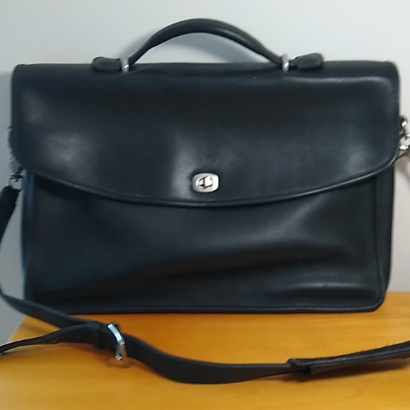 Coach Handbags - COACH 90s Vintage leather briefcase Stunning!